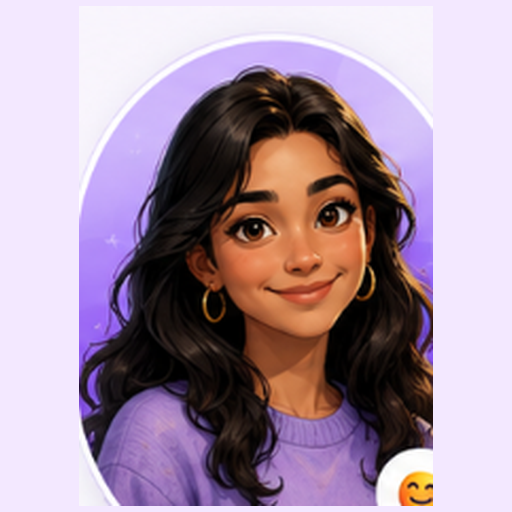 Illustrated portrait of Amara, the LearnOS maths tutor